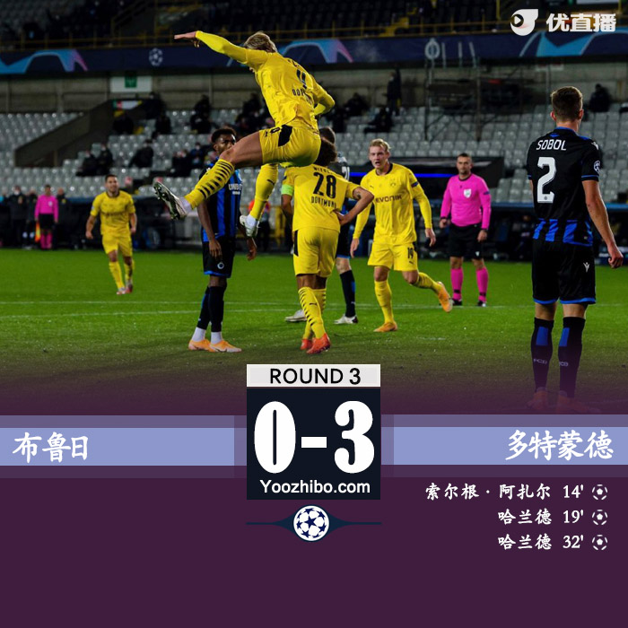 <a href=/gaoqingzuqiu/dortmund/ target=_blank class=infotextkey>多特蒙德</a>3-0布鲁日